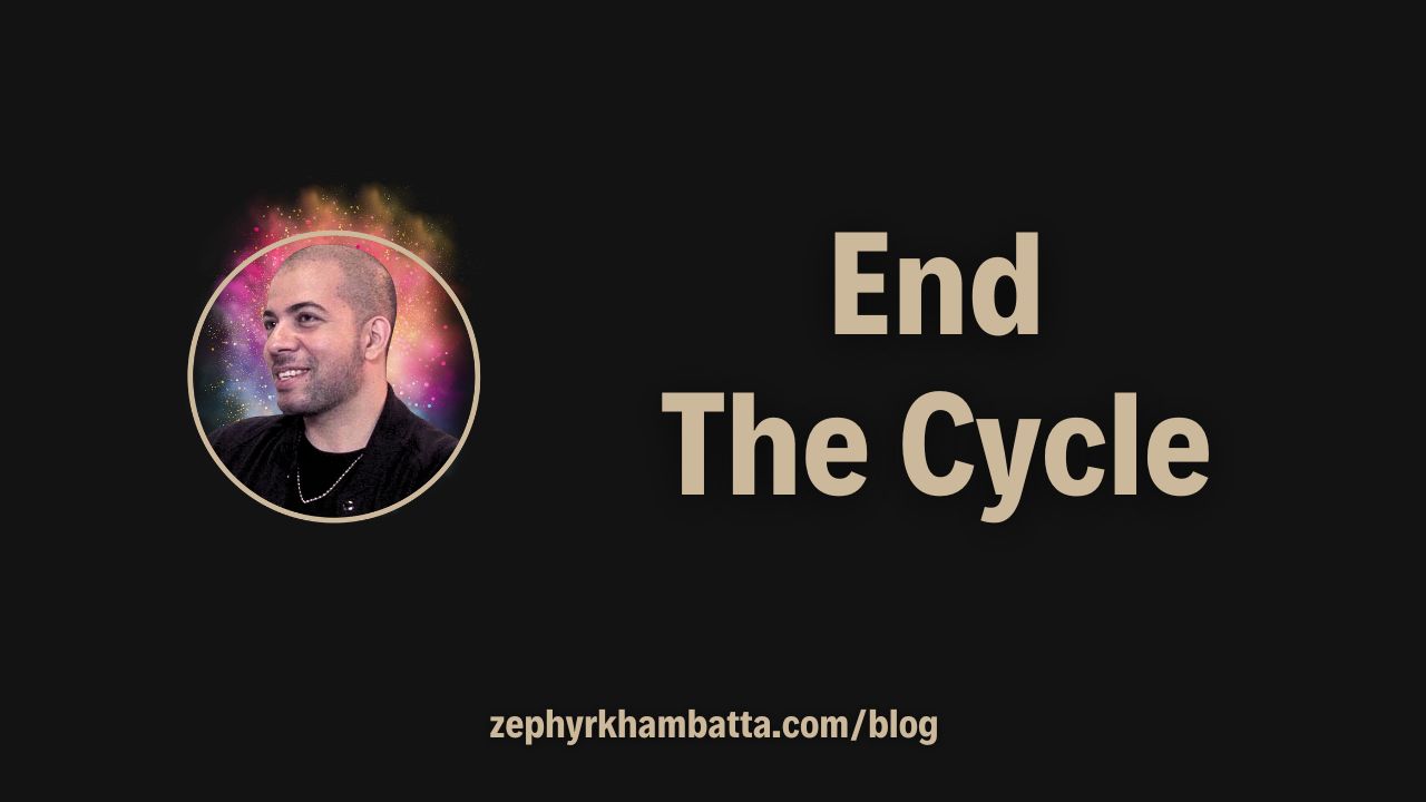 Zephyr Khambatta reflecting on hate, violence, and why the way we respond to negativity determines whether cycles of conflict continue.