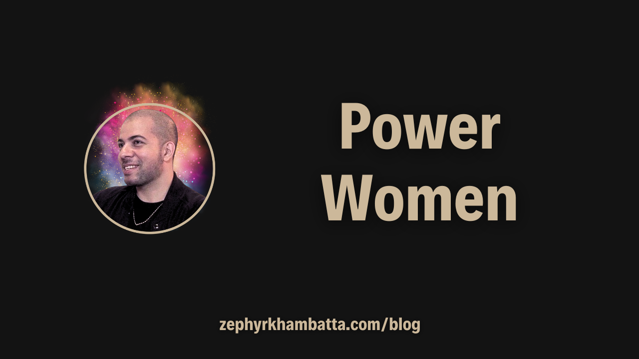 Thumbnail for The Zephyr Show featuring Zephyr Khambatta in conversation with Sangeeta Waddhwwani discussing spirituality, power women, patriarchy and creativity in India.