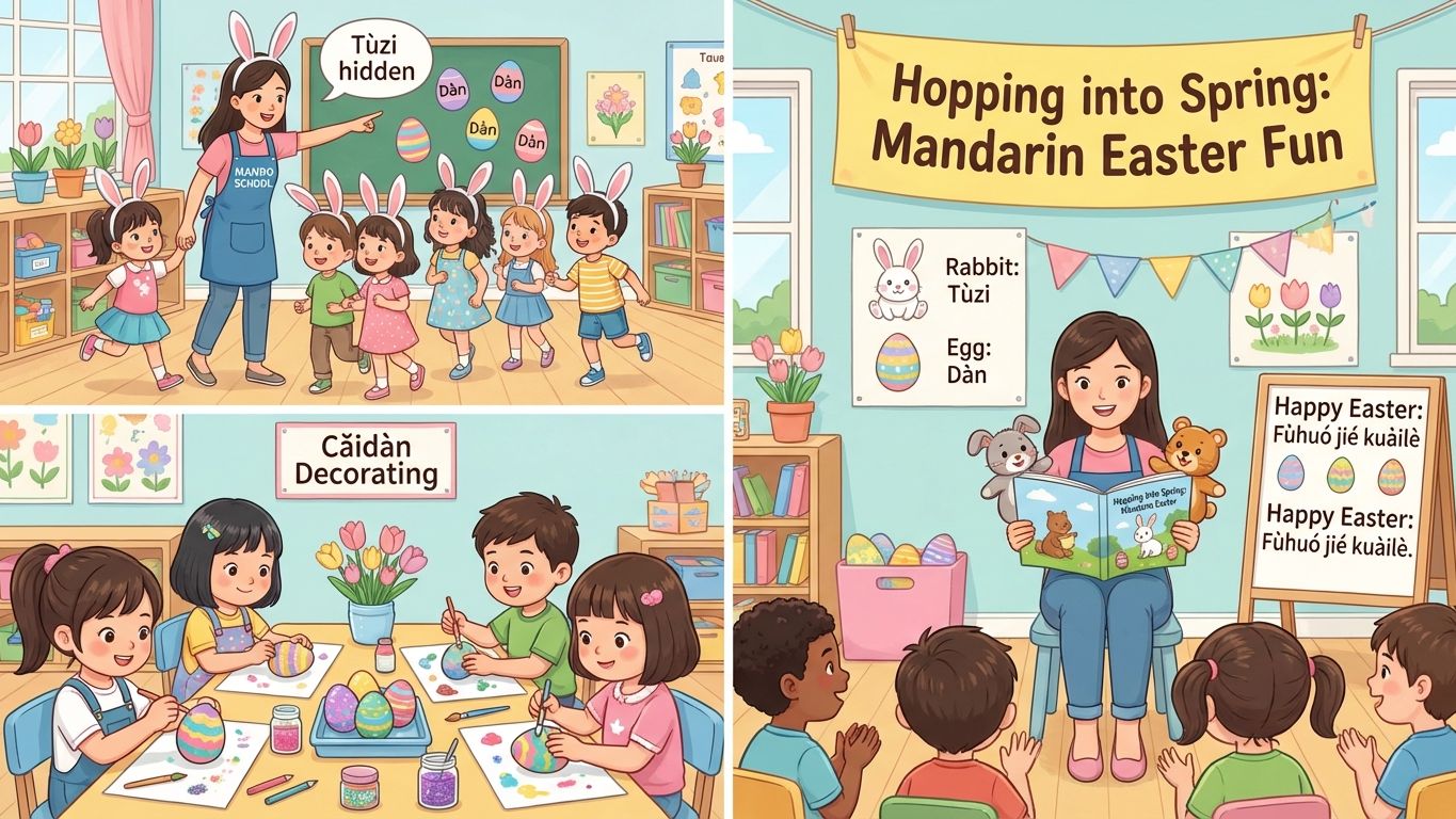 Hopping into Spring: Fun Easter Mandarin Activities for Your Classroom