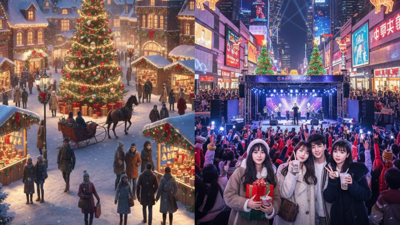 How Christmas in China Compares to the West: A Festive Tale of Two Traditions