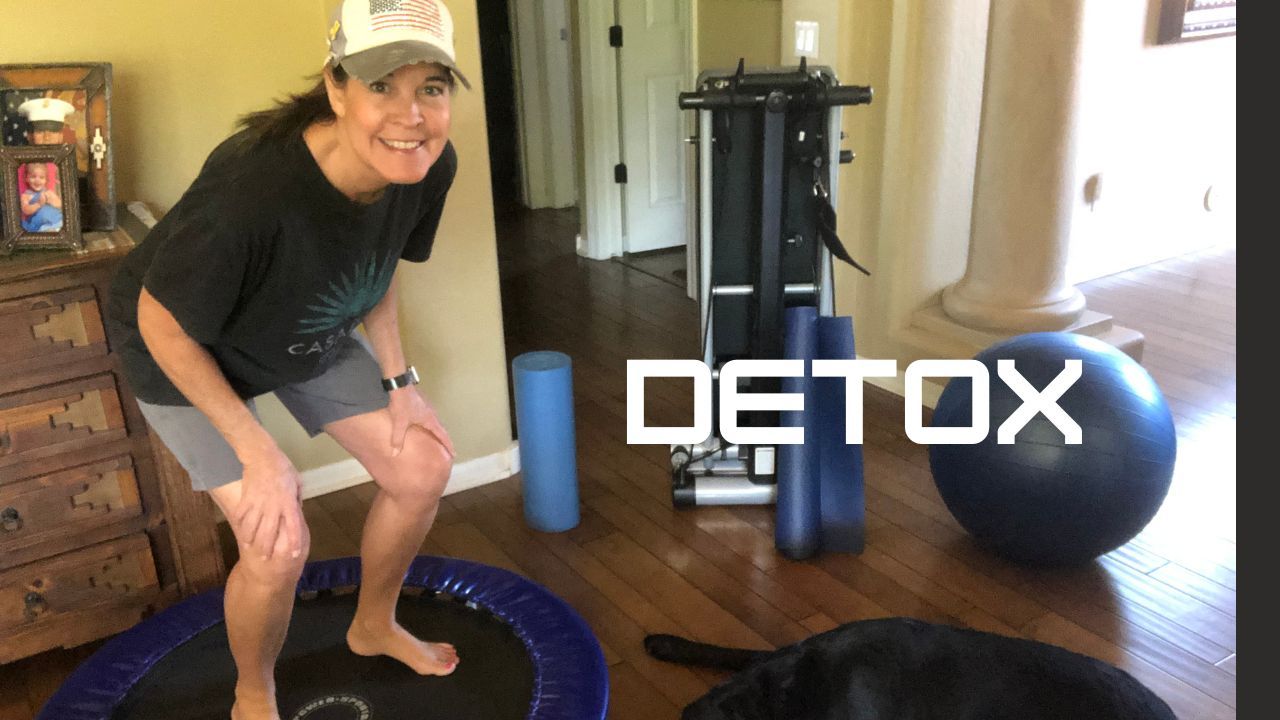 Lymphatic Drainage With Rebounder and Vibration Plate
