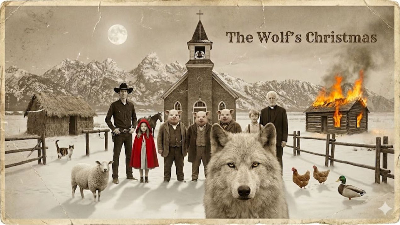 Wolf, Three Little Pigs, Red Riding Hood, Peter, Christmas