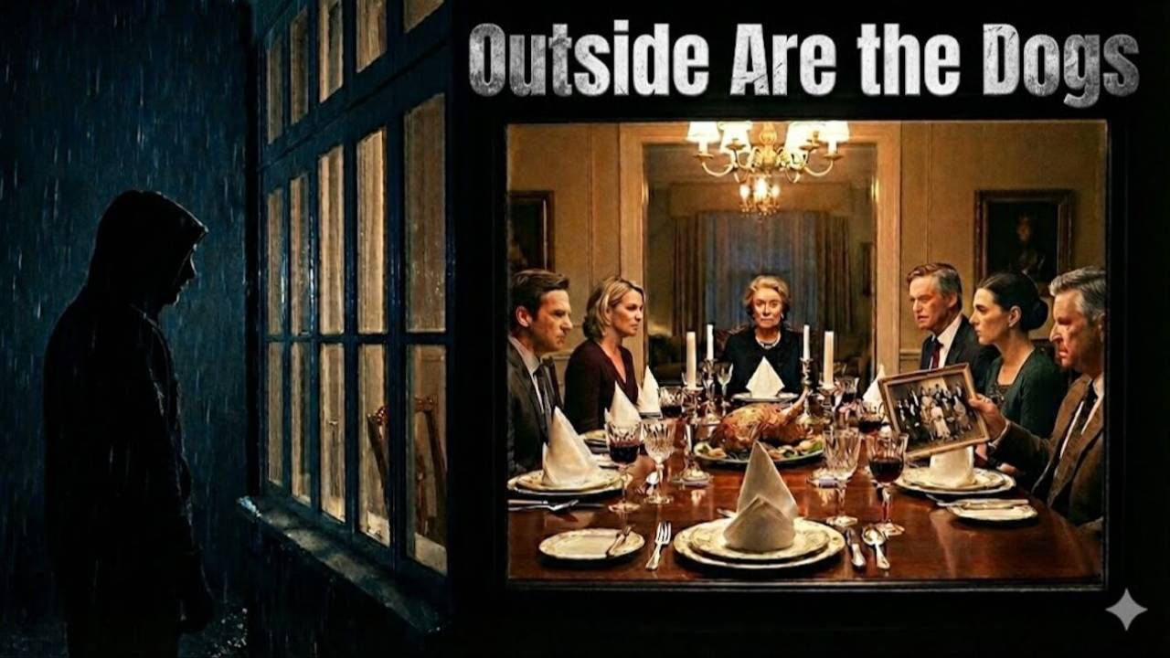 Outside are the dogs