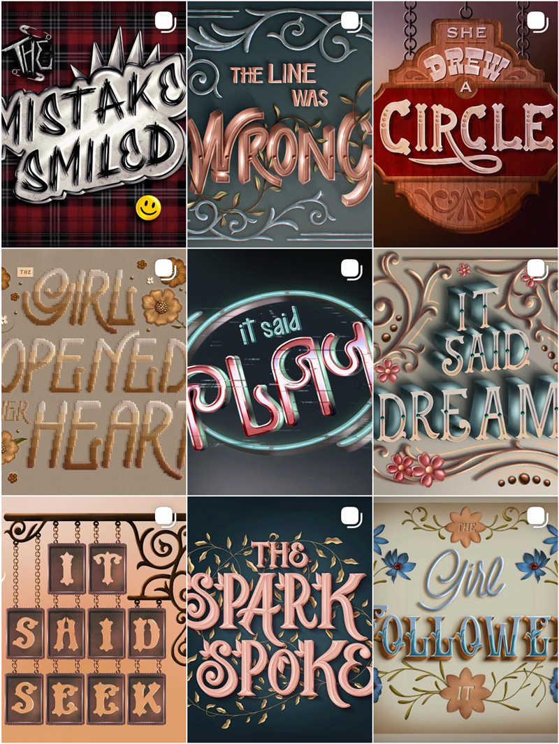 Artwork created by Jennifer during the Lettering Style Challenge