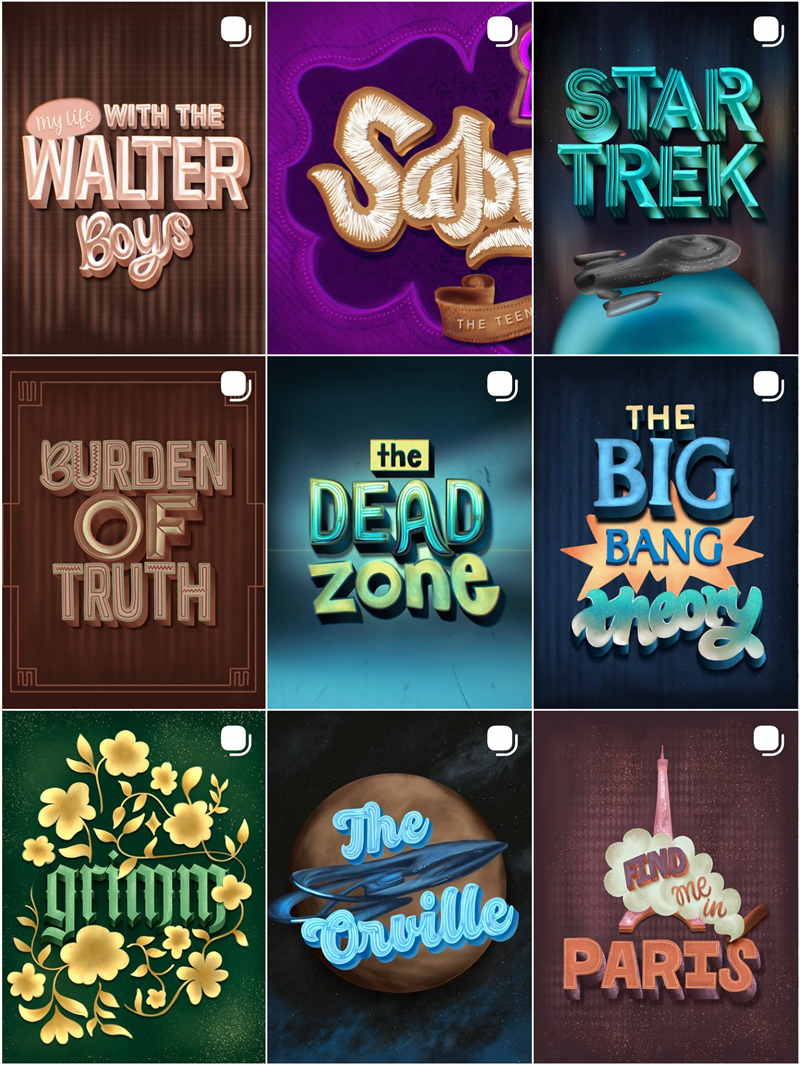 Artwork created by Makenna during the Lettering Style Challenge