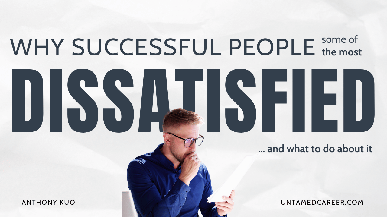 blog title thumbnail with a career man thinking