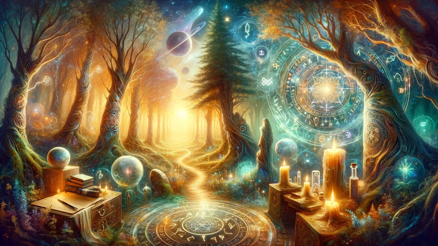 An Image of the landscape of the language of light