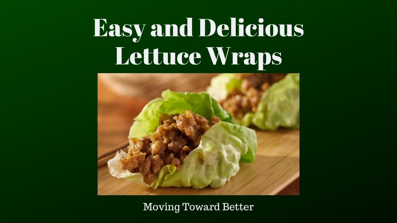 picture of Asian lettuce wraps for the blog post Easy and Delicious Lettuce Wraps
