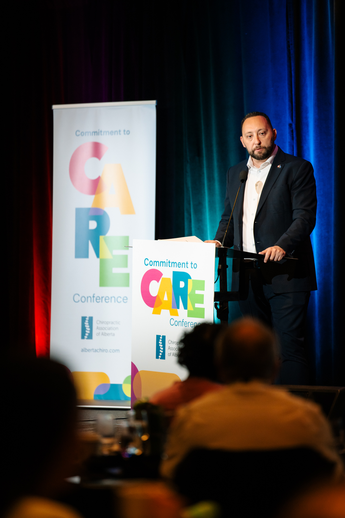 Honourable Justin Wright at the 2026 Commitment to Care Conference