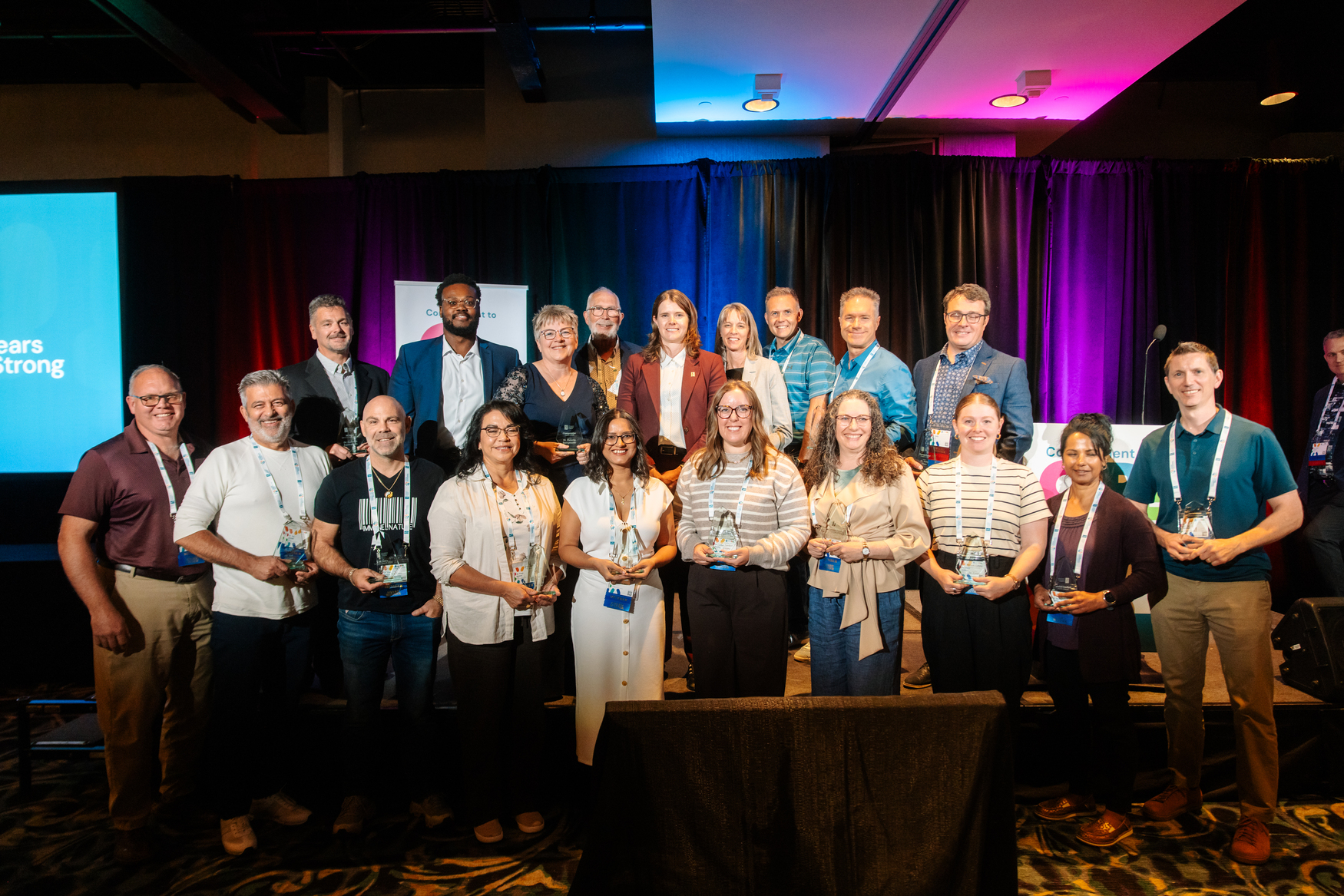 Commitment to Care Award winners at the 2026 conference