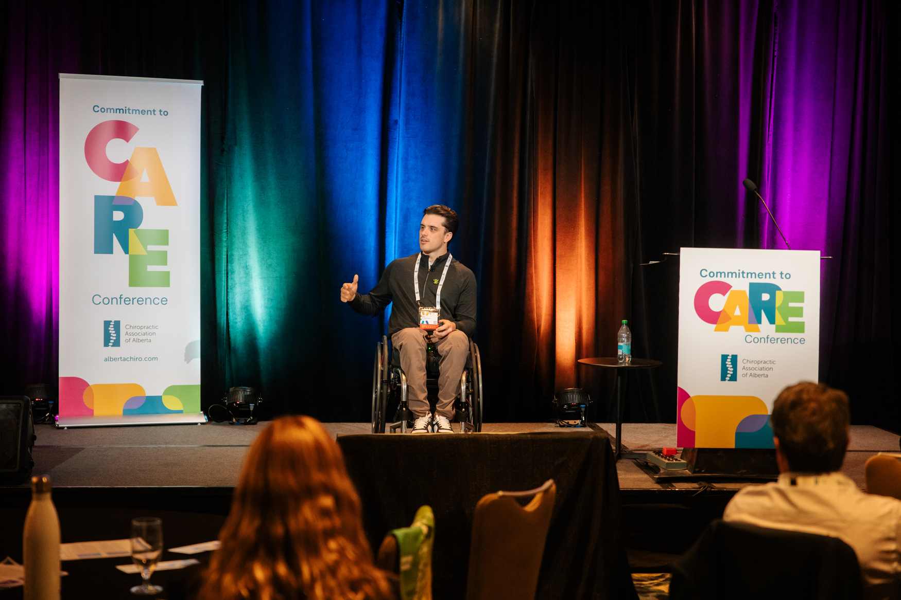 Ryan Straschnitzki at the 2026 Commitment to Care Conference