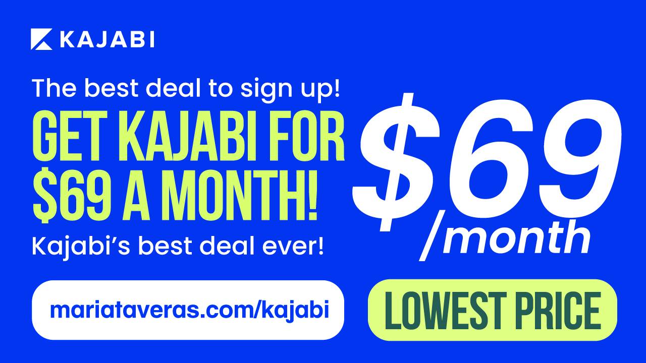 Start your Online Business with Kajabi's Lowest Price and Best Deal: $69/Month Lite Plan