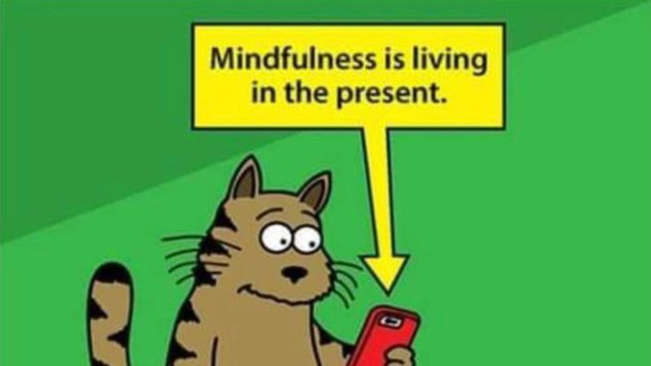 Mindfulness is living in the present