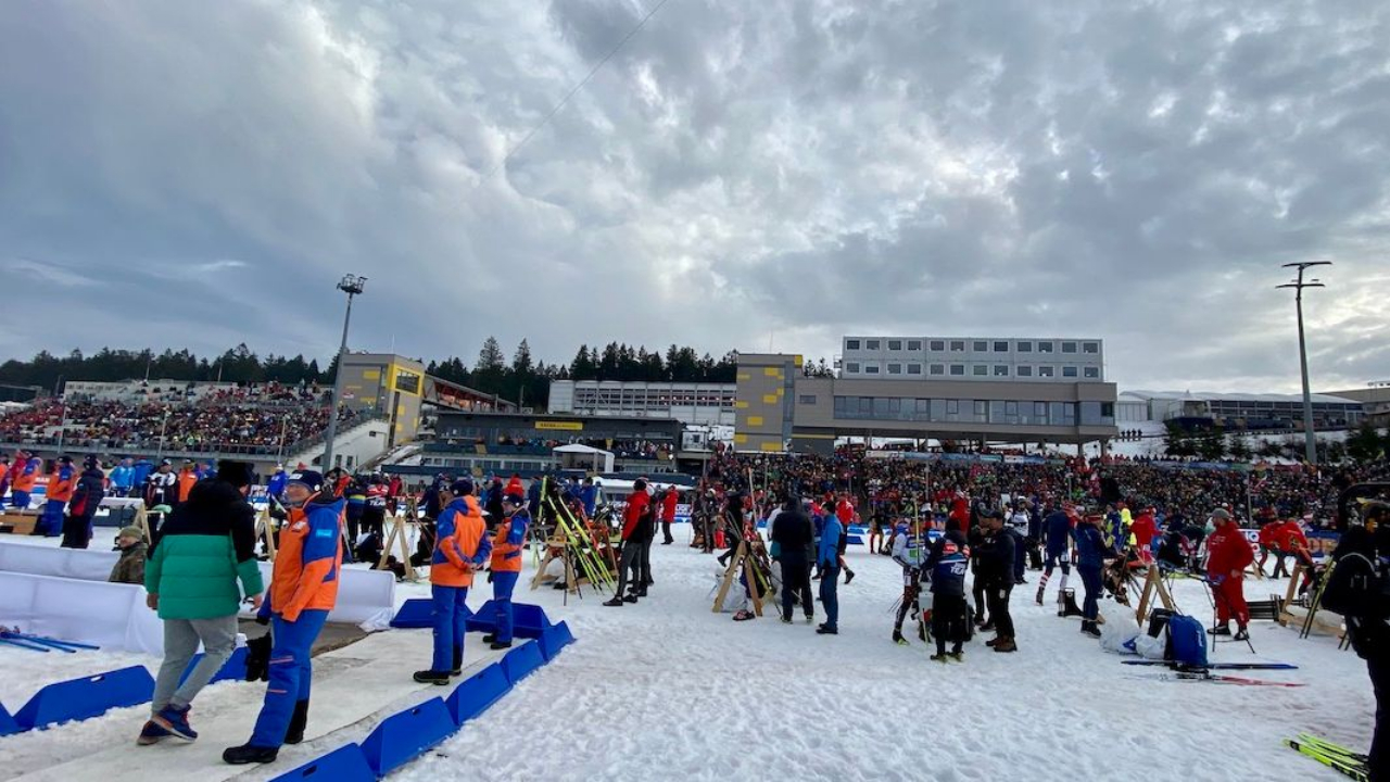 Andrea_Henkel_Burke_Competing in Front of a Big Crowd