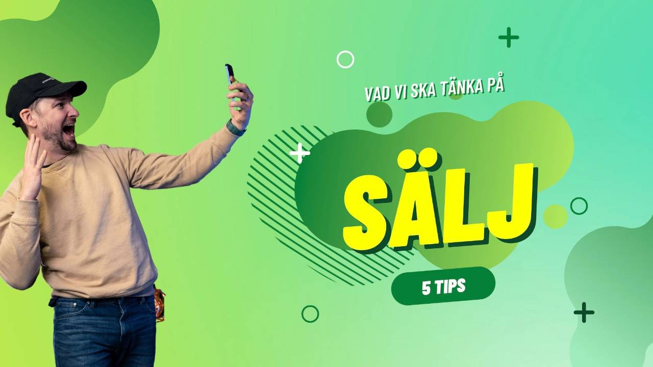 Försäöljnings träning med mobil