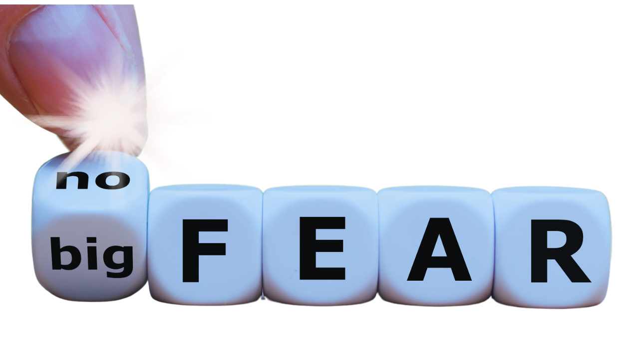 no-big-fear-dice-concept