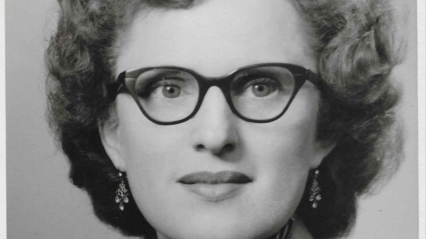 That black and white photo of Helen Cawley, C.Lee's mother