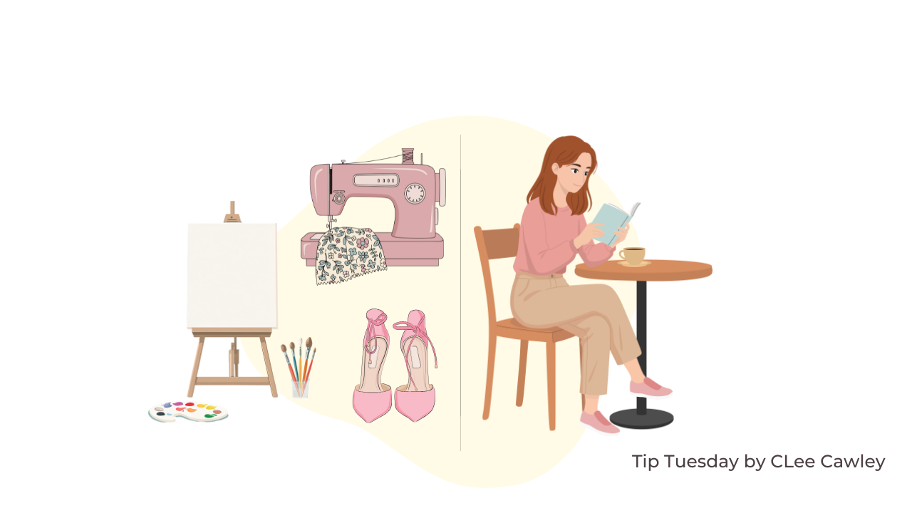 Aspirational clutter in a lived-in home