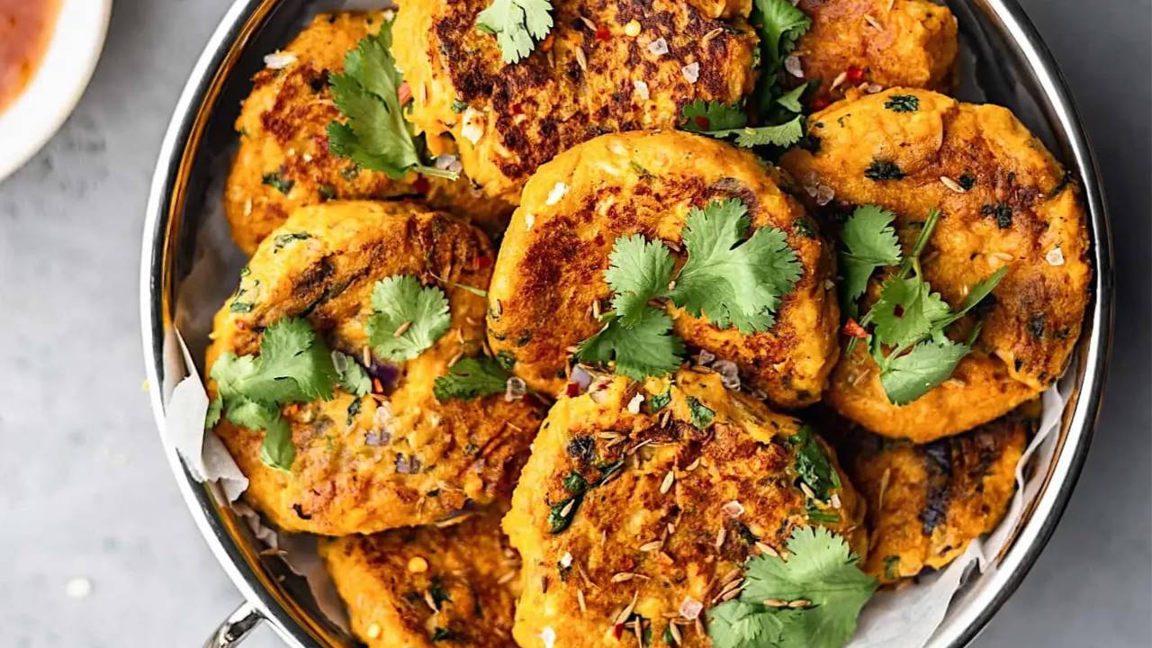 Sweet Potato and Chickpea Cakes