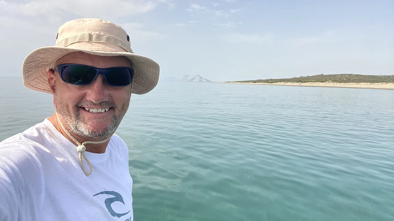 Andy Brown, Kajabi Expert and founder of Great Circle on his Paddle Board - talking about work life balance