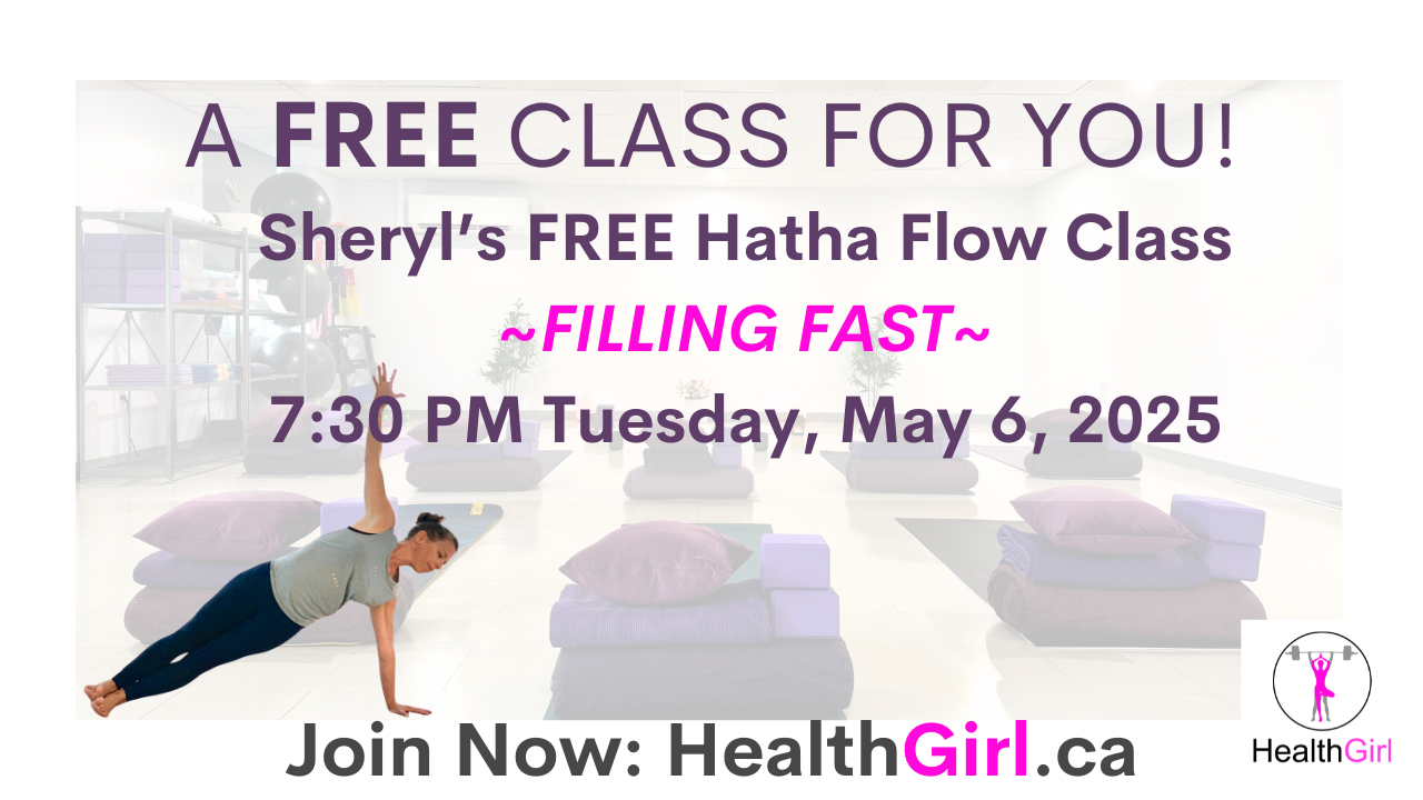 free yoga with sheryl may 6, 2025 at healthgirl.ca