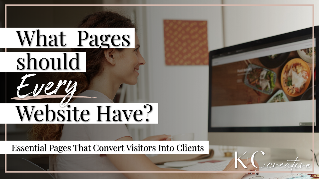 What pages should a website have?