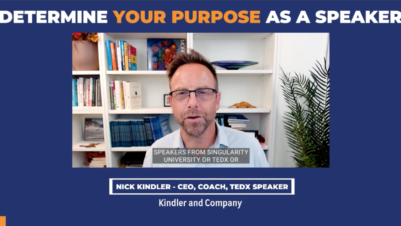 Articulating Your Purpose as a Speaker
