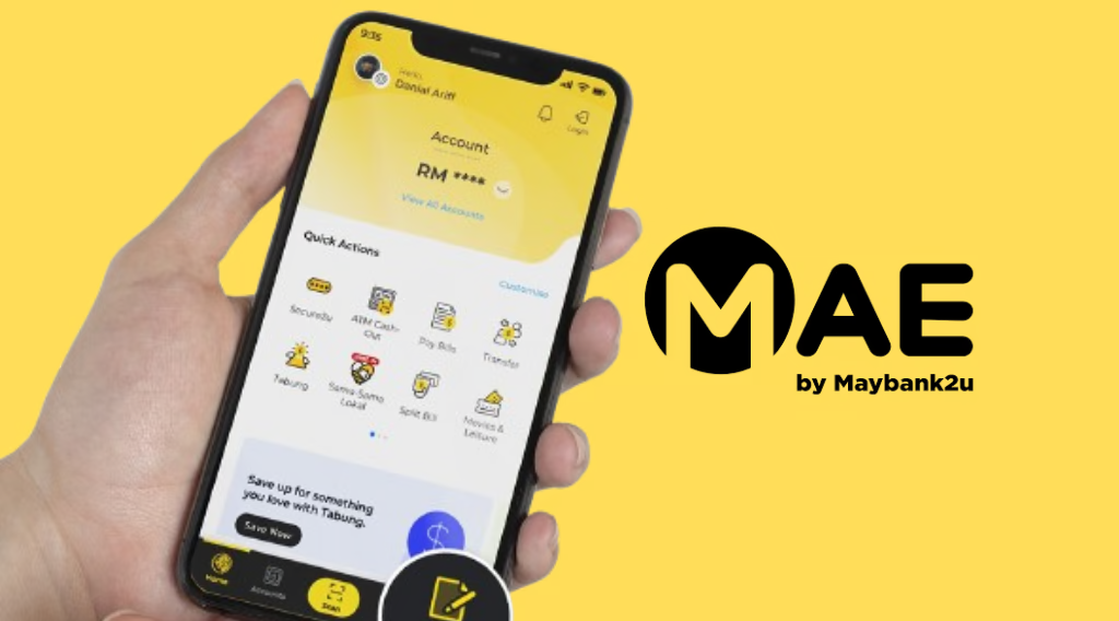 Simpan emas dalam MAE Gold.