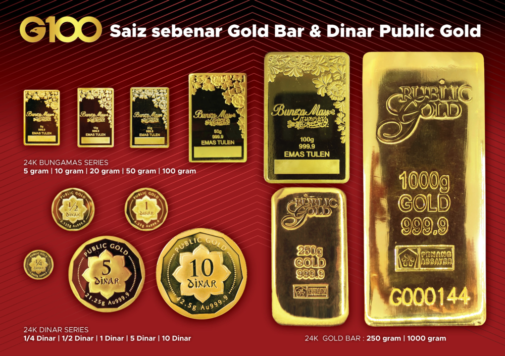 Simpan emas dalam public gold.