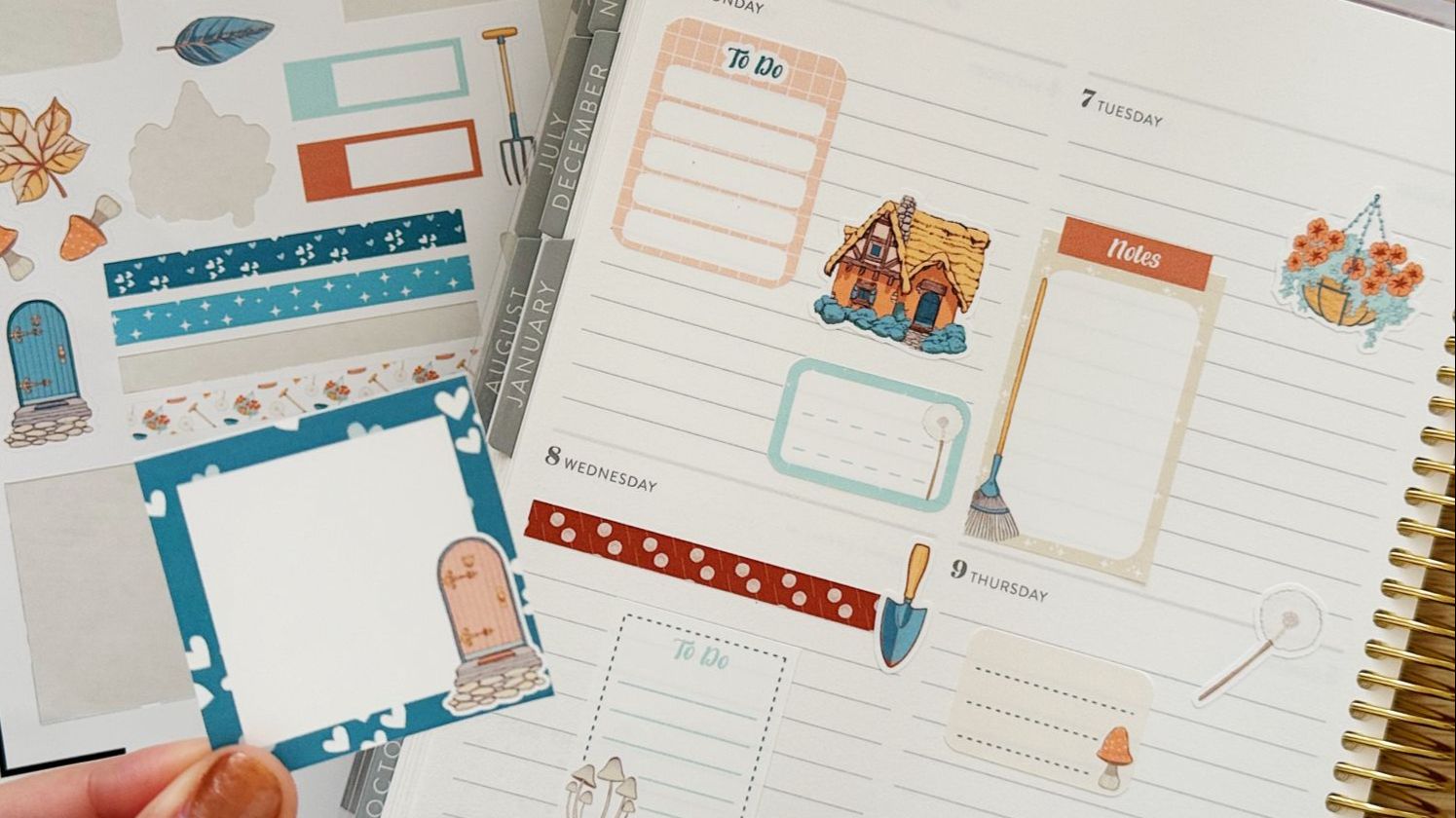Sticker sheet and planner stickers reference for beginner sticker making mistakes