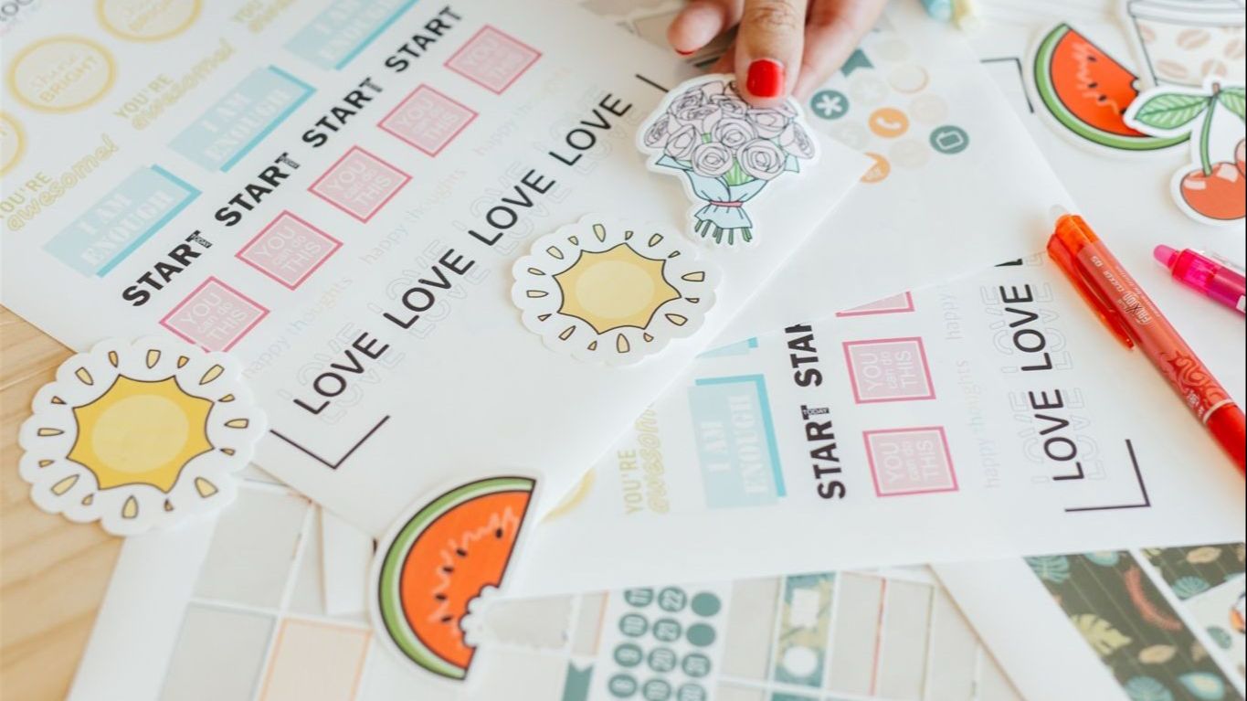 Printed sticker samples for sticker makers asking why are my stickers not printing right
