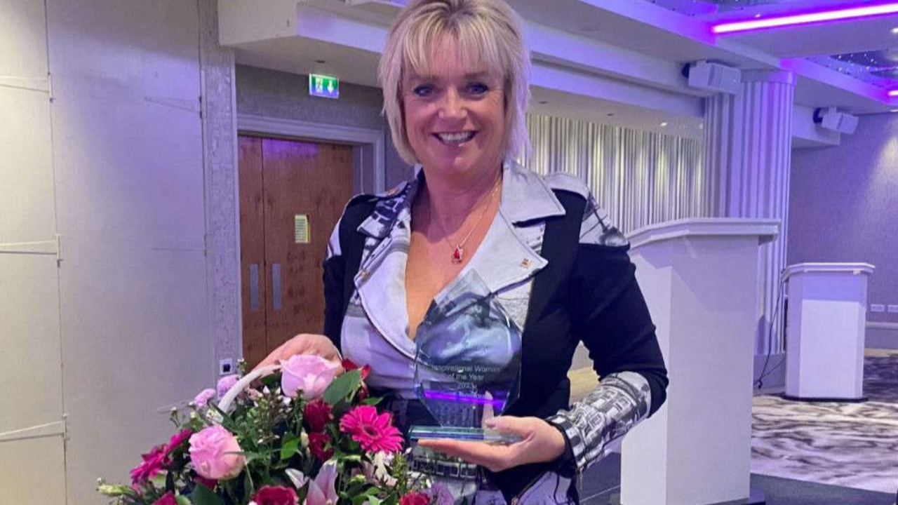 Trudi Roscouet wins Inspirational Woman of the Year Award