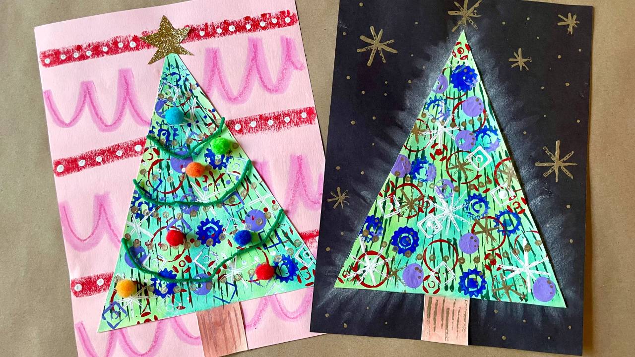 Playful Painted Tree