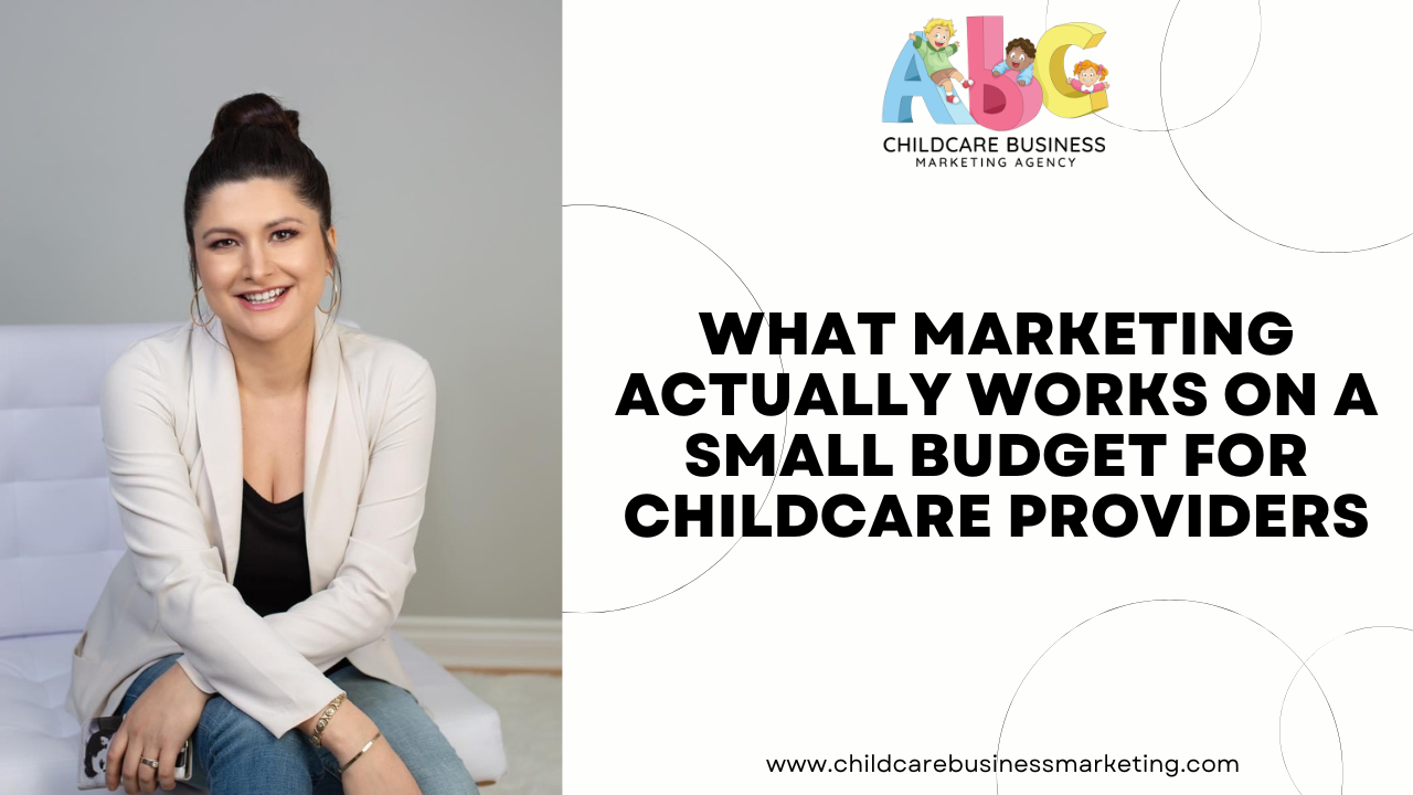 Childcare provider capturing real classroom activities for daycare social media marketing while children play and learn.