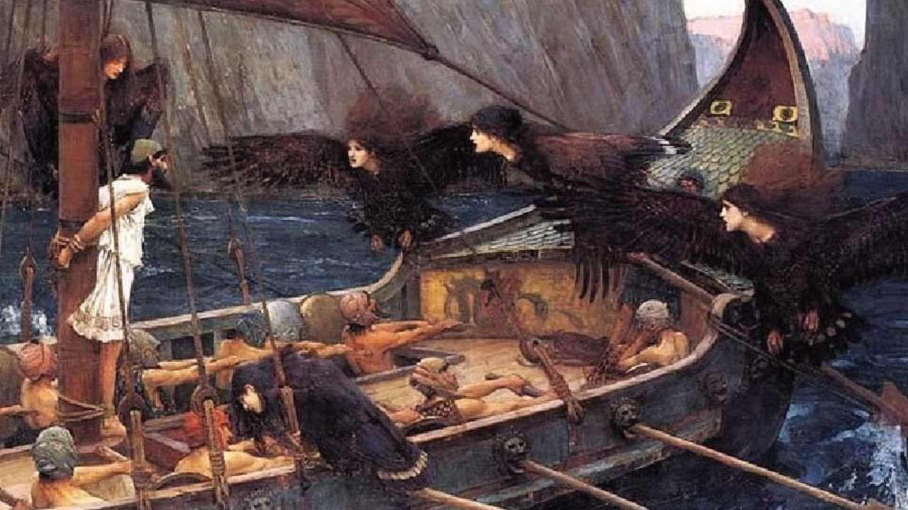 odysseus on his ship