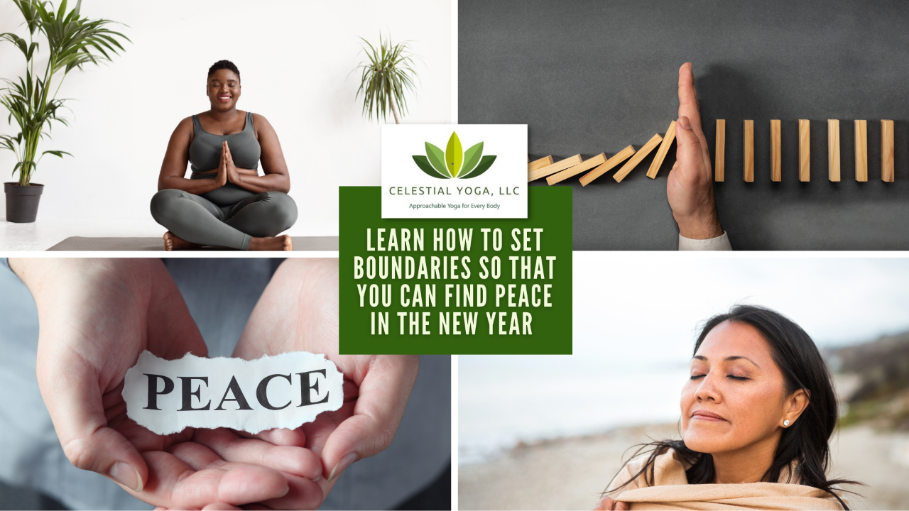 Learn how to set boundaries so that you can find peace in the new year