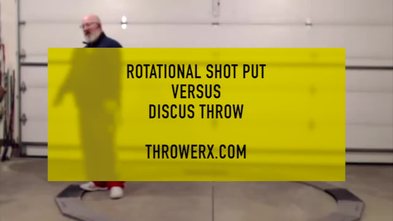 Rotational Shot Put versus Discus Throw