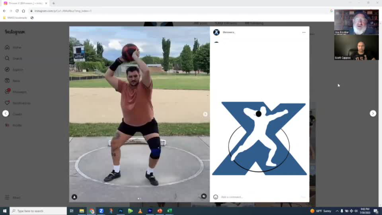 Drill Analysis Overhead MB Throw Rotational Shot Put