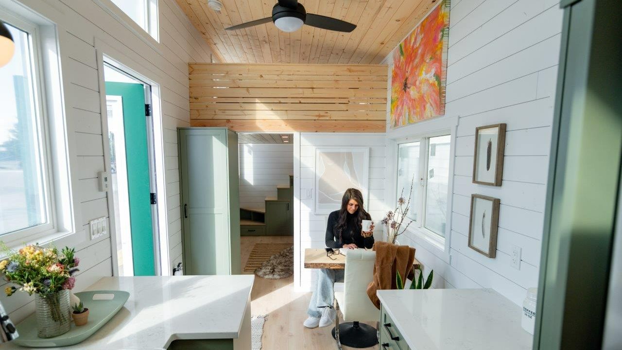 Cozy Master Bedroom in a Teacup Tiny Home