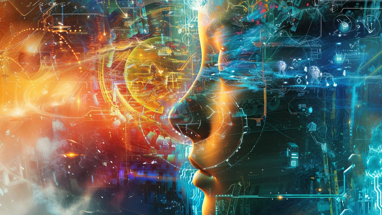 A profile of a young woman indicating perceptual engineering is on a way.