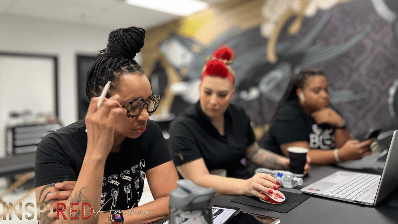 Permanent makeup artist teaching hands-on training courses for PMU students in Las Vegas