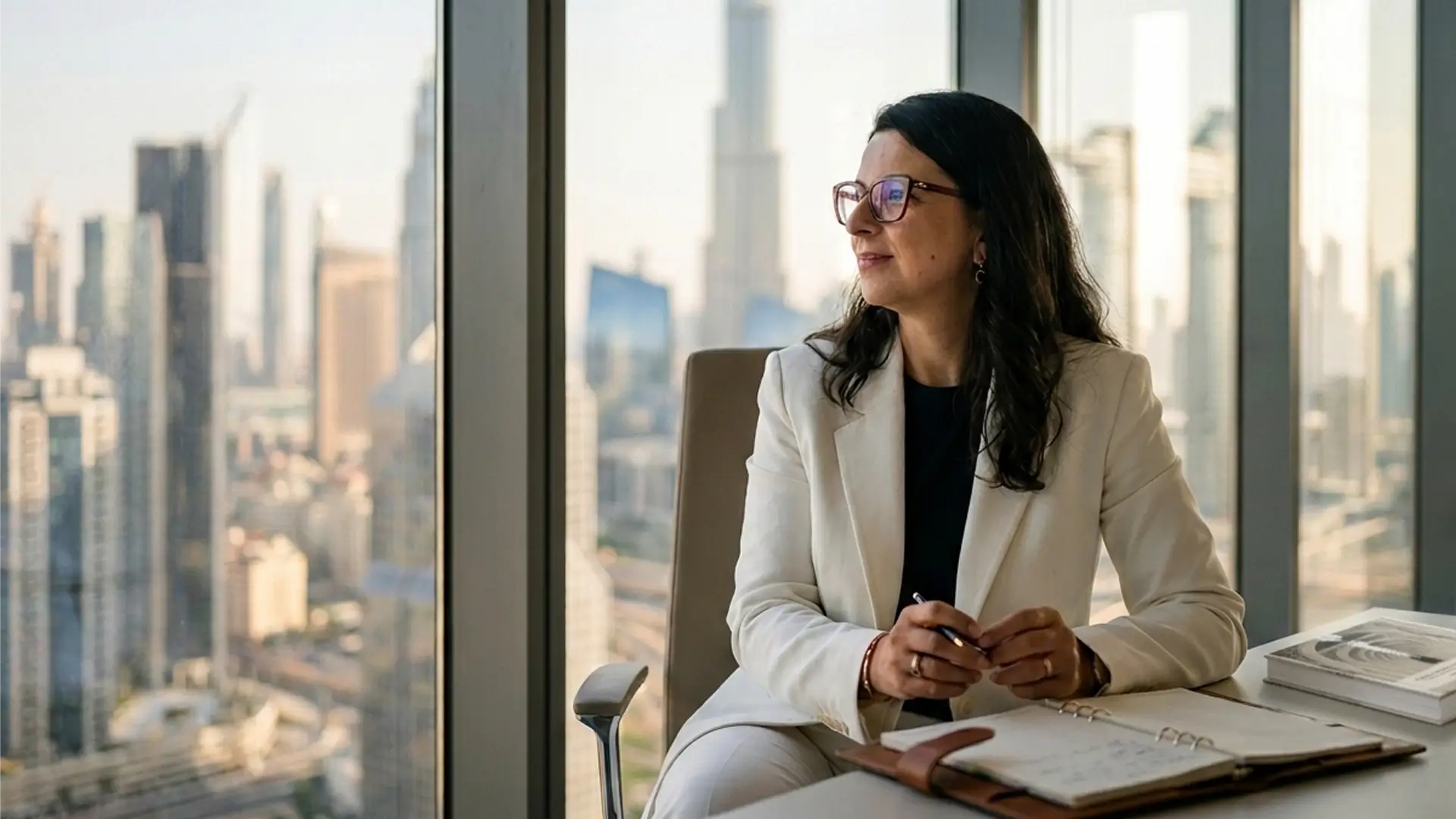 Jihane Labib, coach MCC ICF, dans un espace de travail moderne &mdash; intelligence &eacute;motionnelle et leadership au Maroc