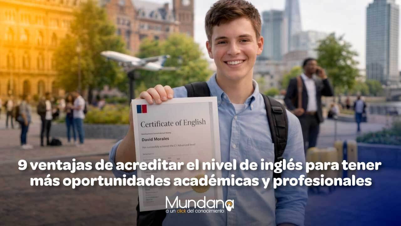 acreditar el nivel de inglés