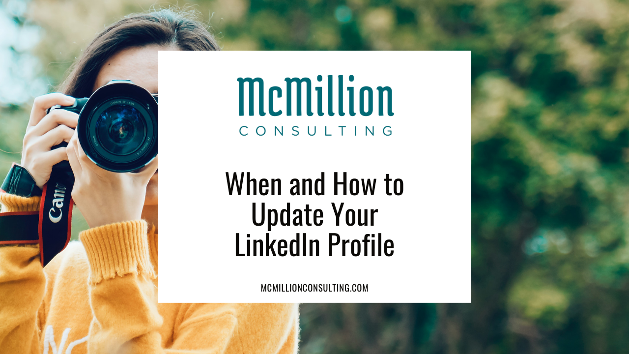 When and How to Update Profile