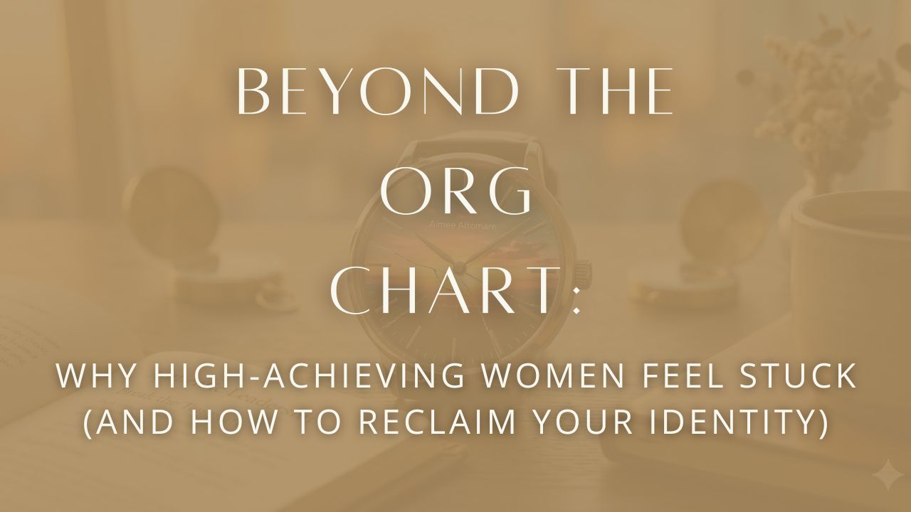 An editorial-style conceptual photograph of a sleek, modern analog watch resting on a wooden desk. The watch hands are set to the 