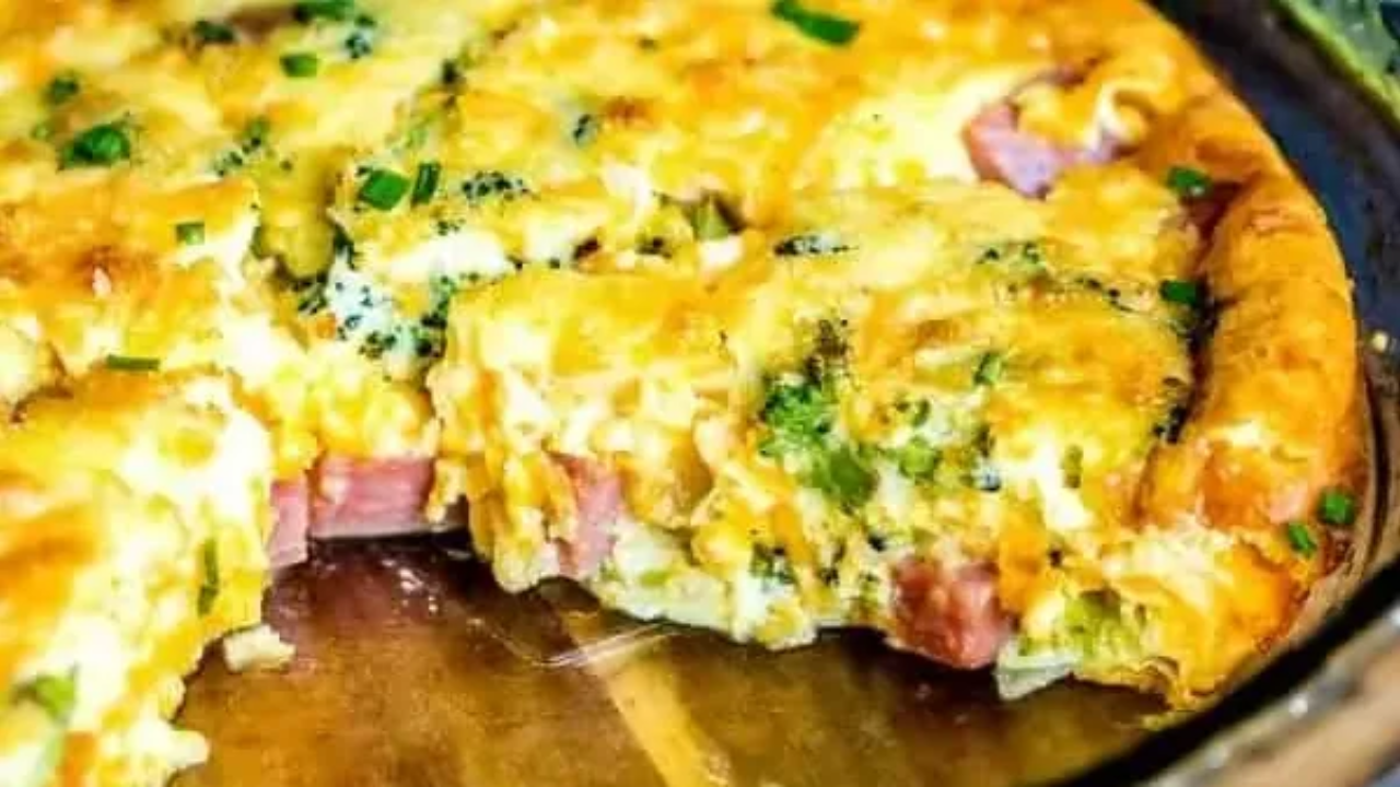 ham and cheese quiche