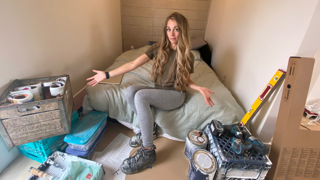 Brittany Arnason in her early real estate investment journey.