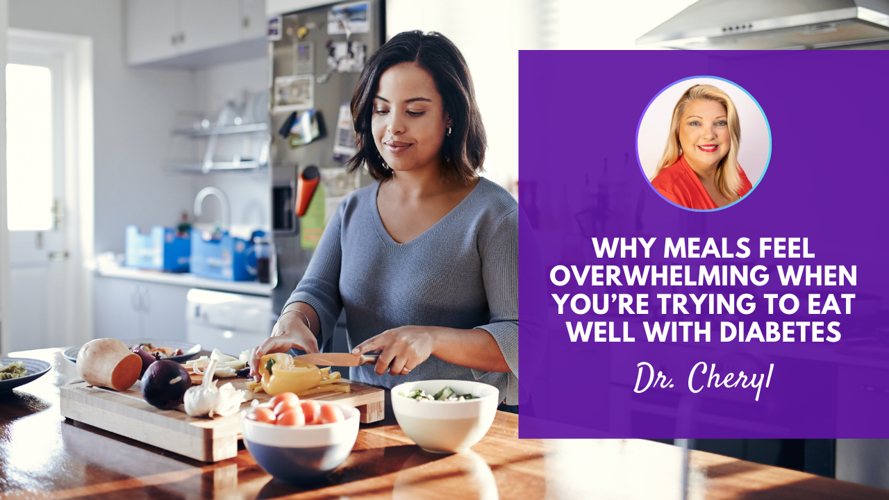 Preparing a simple diabetes-friendly snack in a calm kitchen to support steady blood sugar and reduce meal decision stress