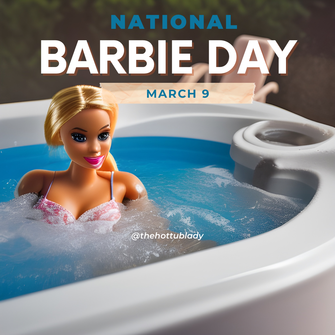 Barbie store hot tub