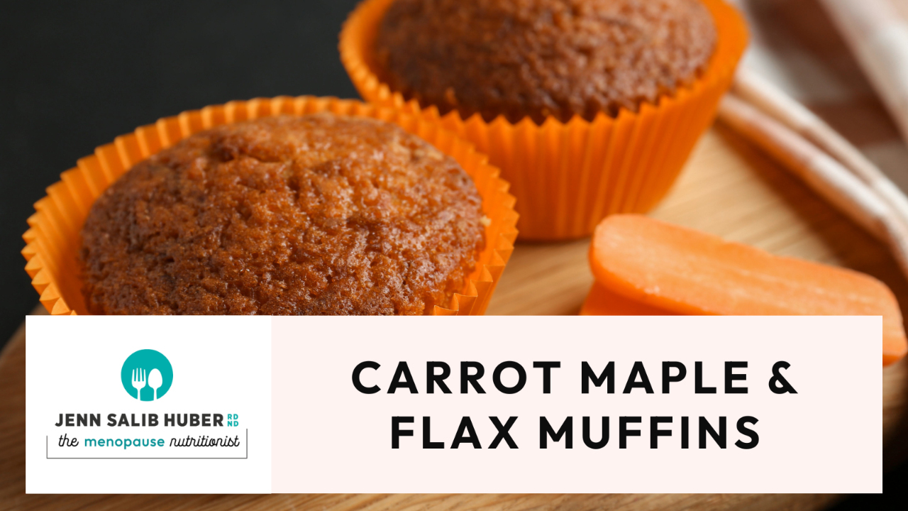 carrot maple flax muffin recipe